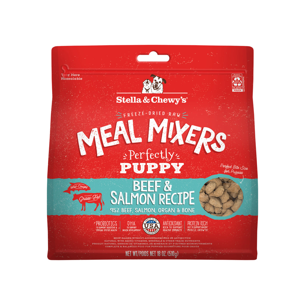 Stella & Chewy's Puppy Meal Mixer Beef & Salmon Only Natural Pet