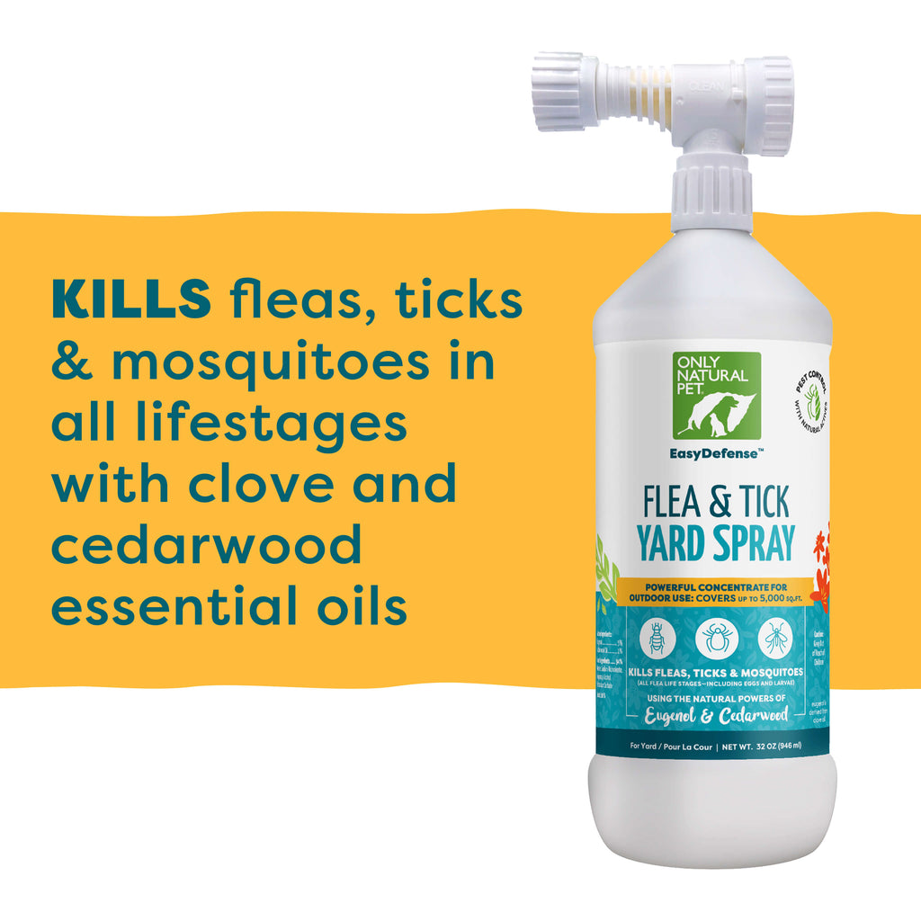 EasyDefense Flea Tick Yard Spray Only Natural Pet