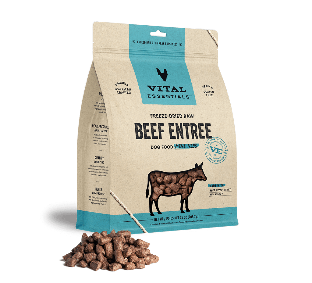 Vital Essentials Freeze Dried Mini Nibblets Dog Entree