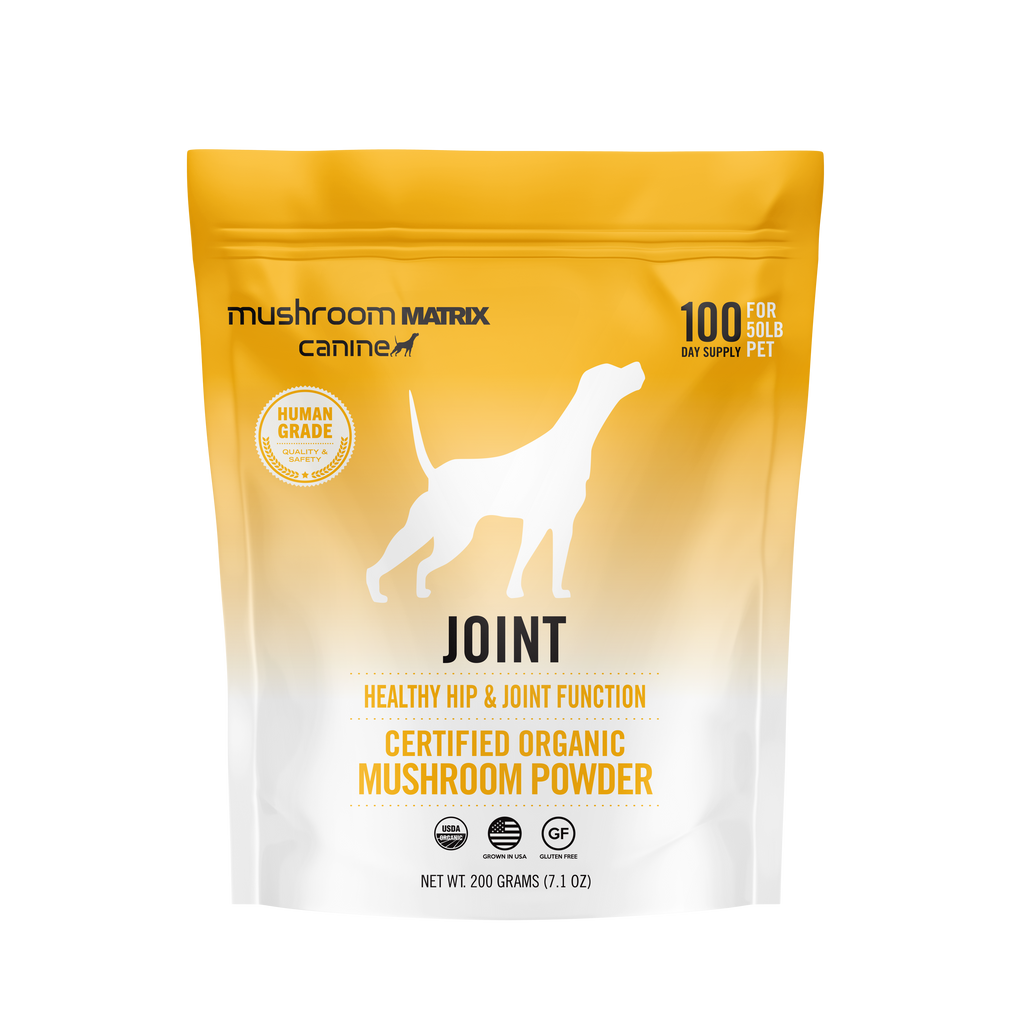 Canine Matrix Joint Flex Organic Mushroom Mobility Supplement for Dogs