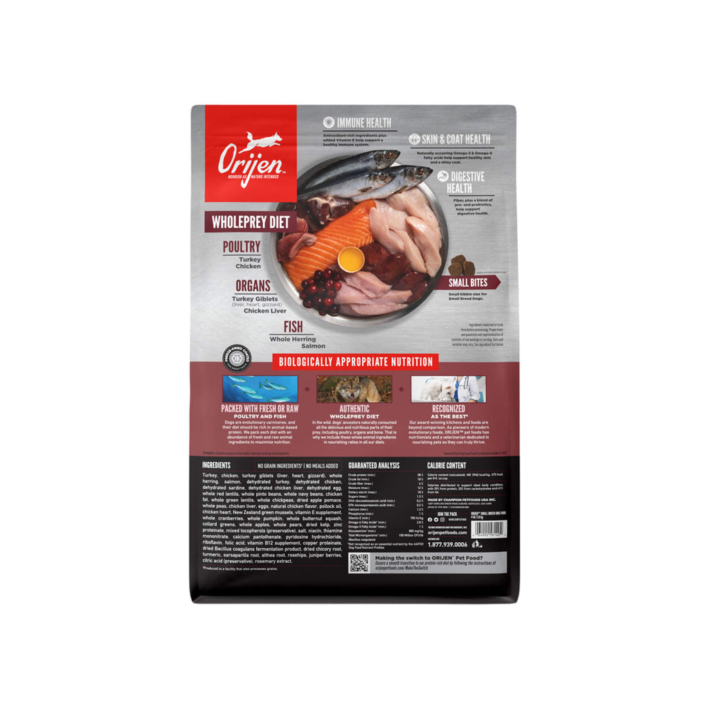 Orijen Grain Free Small Breed Dog Food – Only Natural Pet