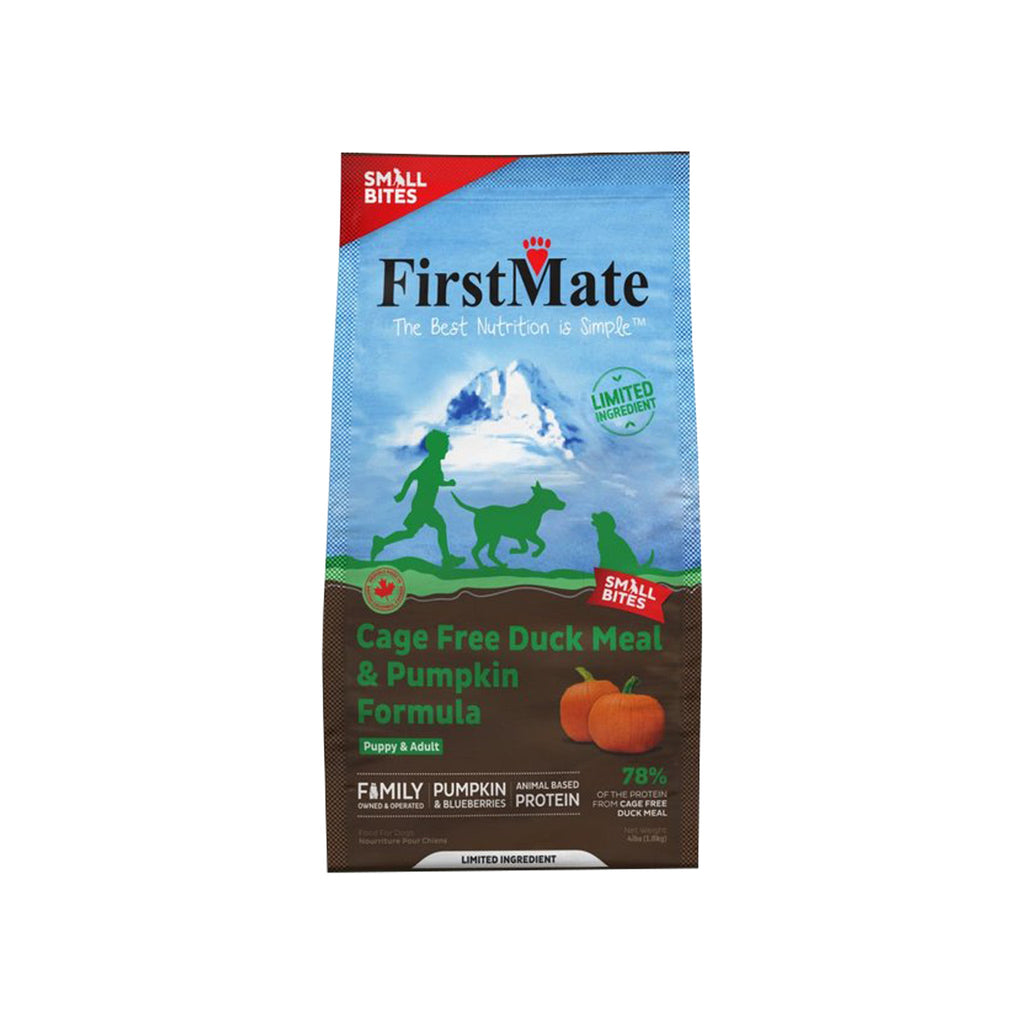 FirstMate Cage Free Duck Meal & Pumpkin Formula Grain-Free Dog