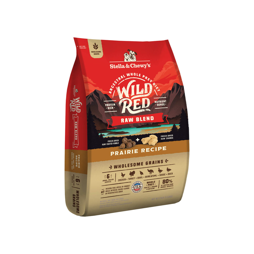 Stella Chewy's Wild Red Raw Blend Wholesome Grains Dry Dog Food