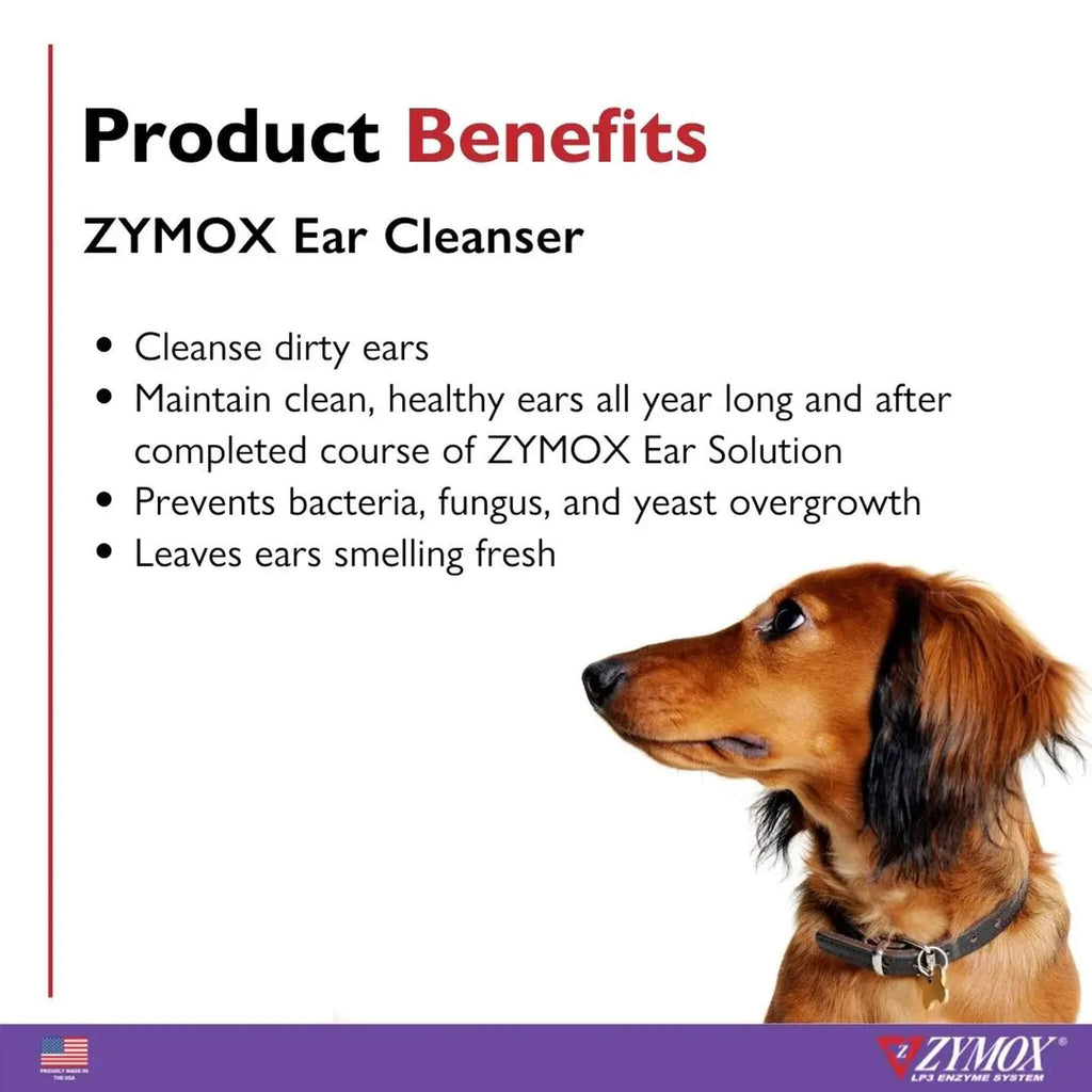 Zymox Ear Cleanser for Dogs & Cats | Only Natural Pet