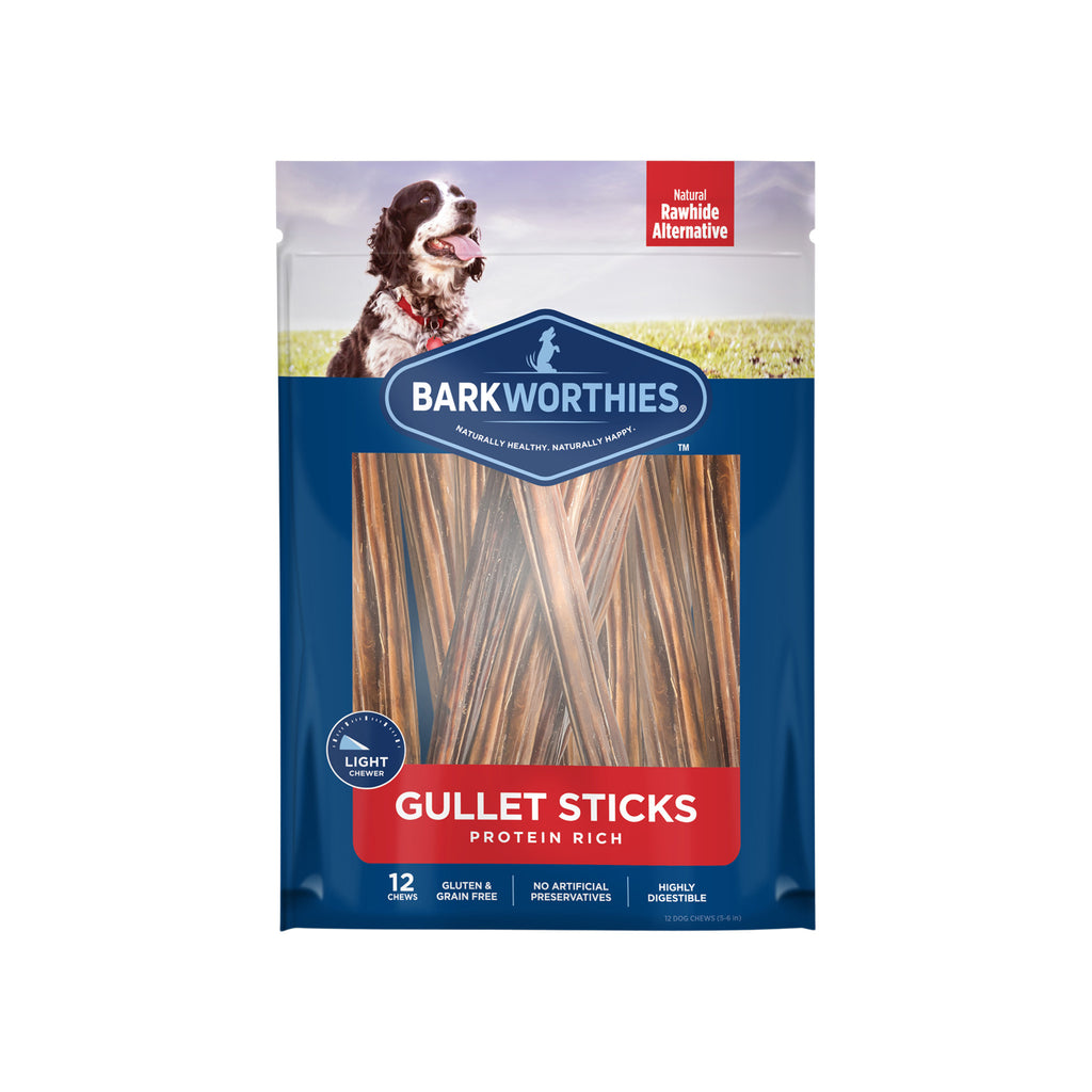 Barkworthies Gullet Sticks for Dogs Only Natural Pet