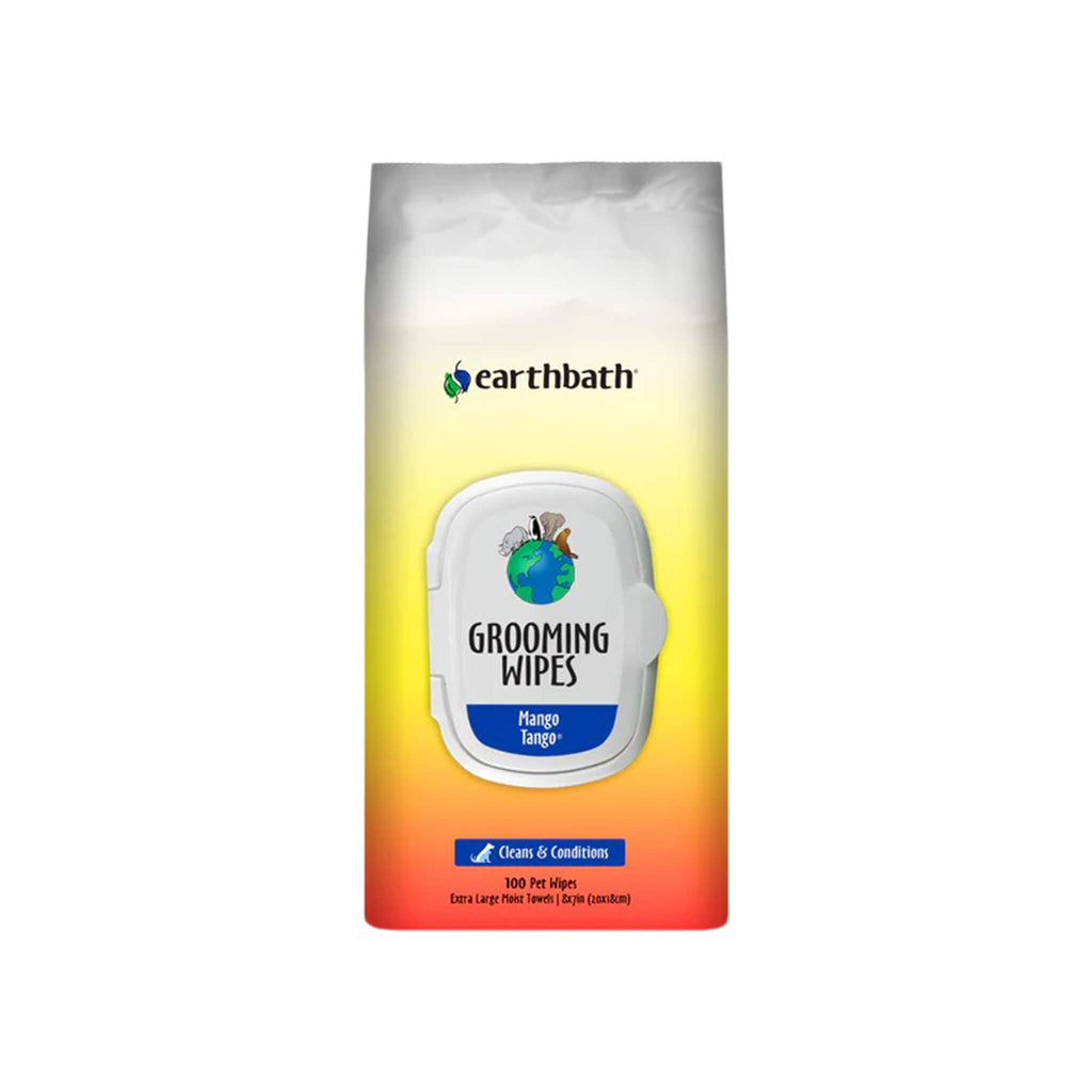Earthbath Total Natural Pet Care Extra Thick Moist Towel Grooming Wipes for  Dogs Cats