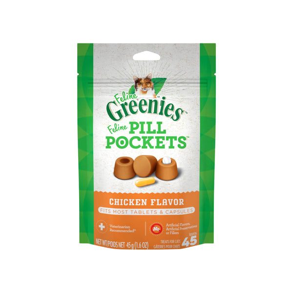 Greenies Pill Pockets for Cats Package Front