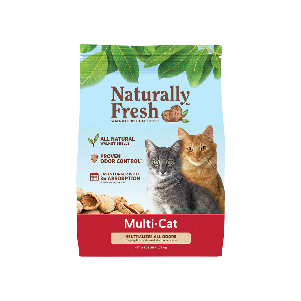 Naturally Fresh Quick Clumping Walnut Shell Multi-Cat Litter