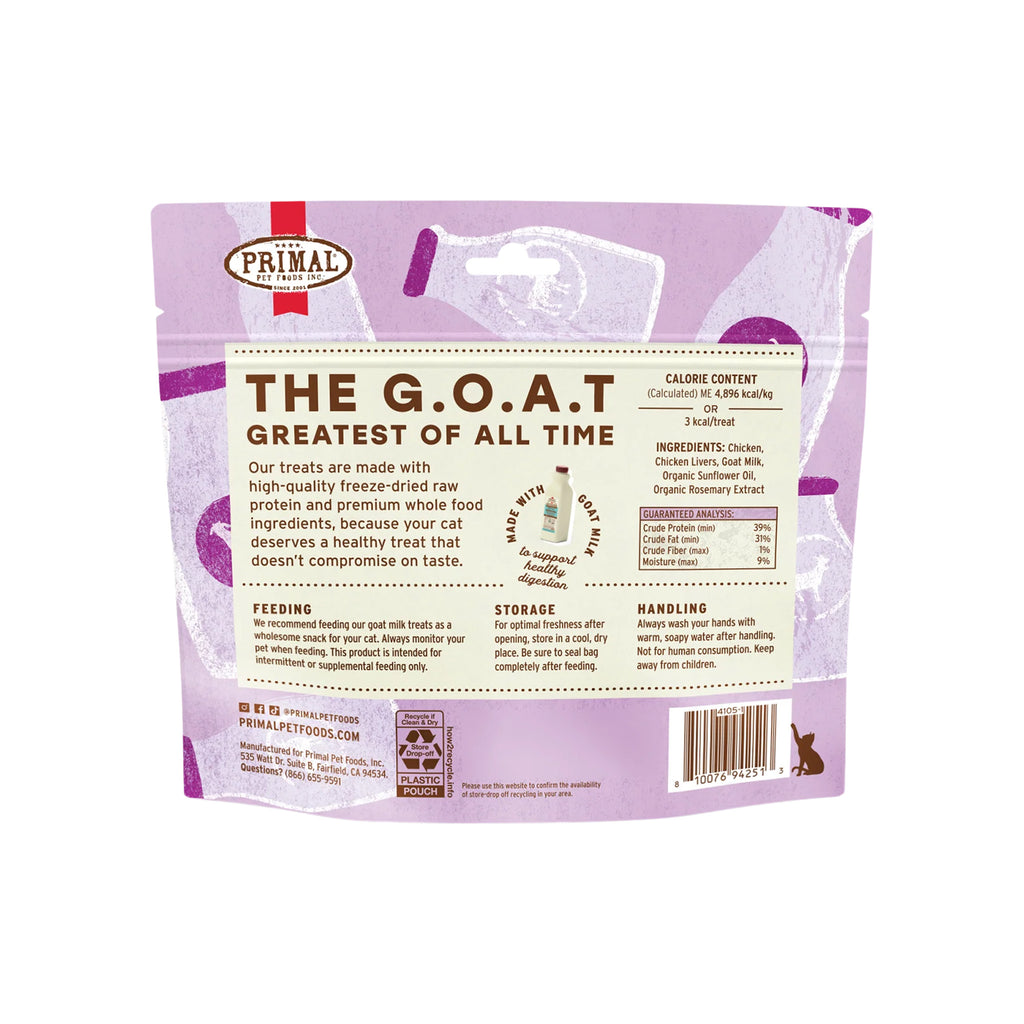 Primal Pet Foods Freeze-Dried Cat Treats Only Natural Pet