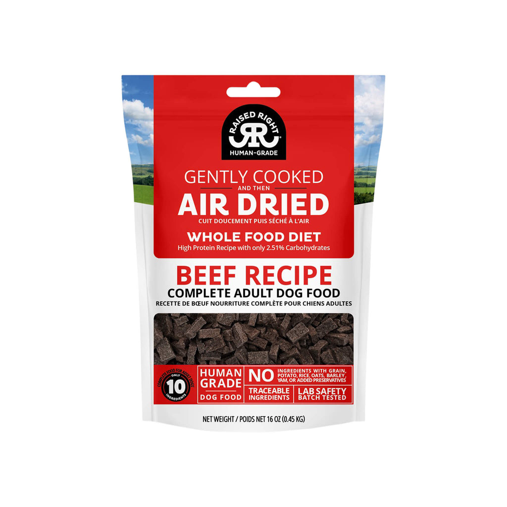 Raised Right Gently Cooked & Air Dried Dog Food