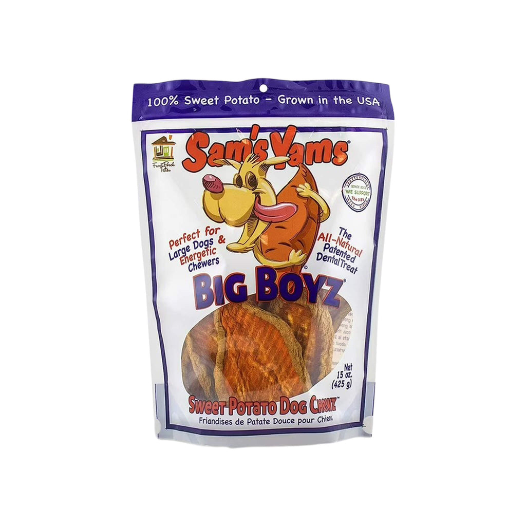 Sam's Yams Big Boyz Sweet Potato Dog Chewz | Only Natural Pet