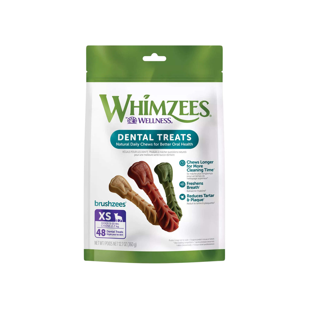 Whimzees Vegetarian Dental Chews for Dogs Only Natural Pet
