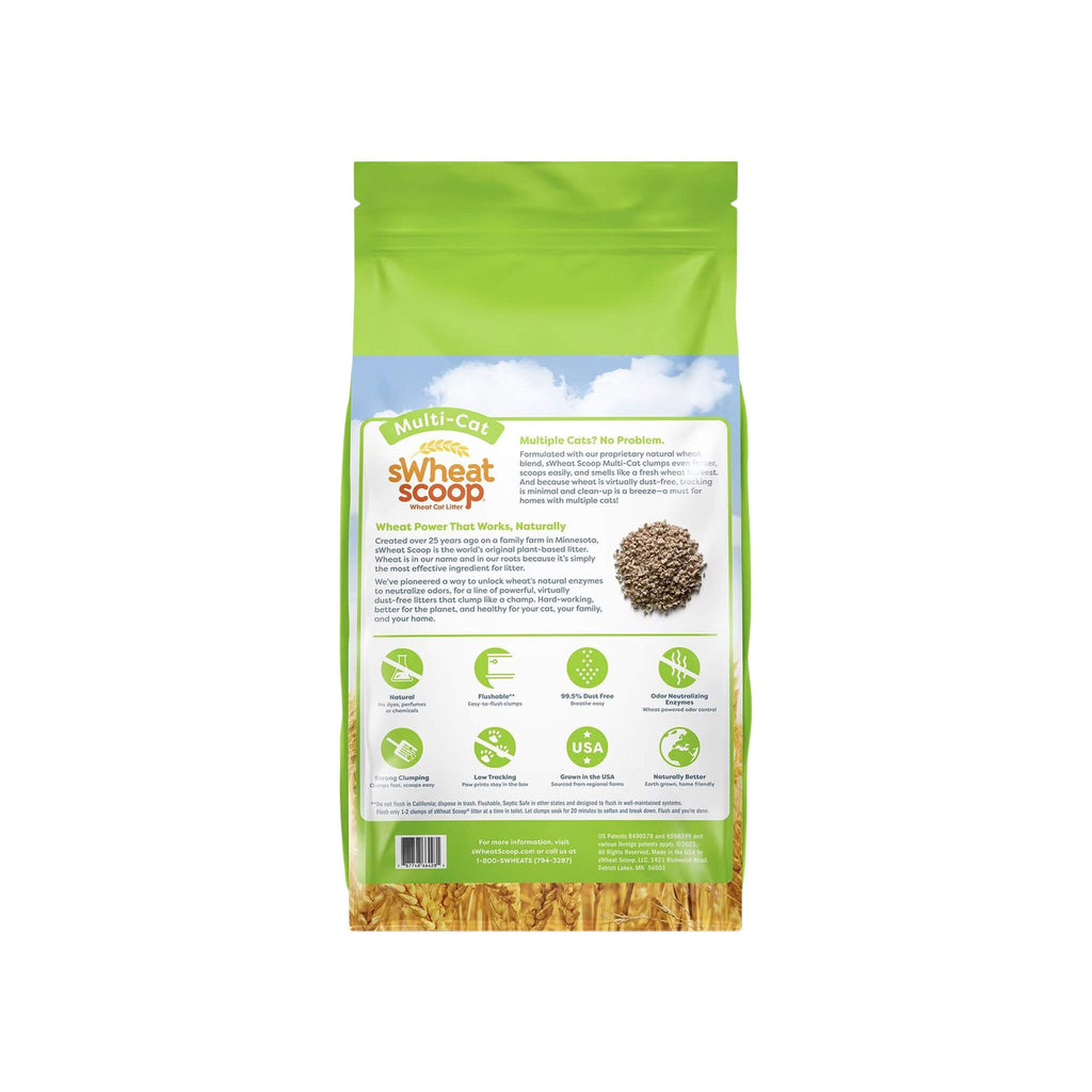 Swheat Scoop Natural Wheat Litter Multi-Cat