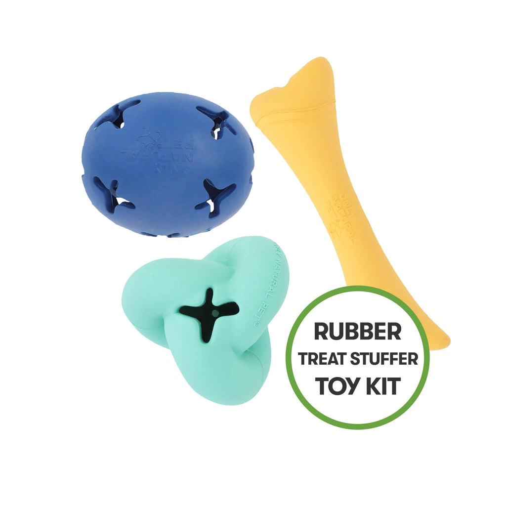 Natural Rubber Treat Stuffer Dog Toys Only Natural Pet
