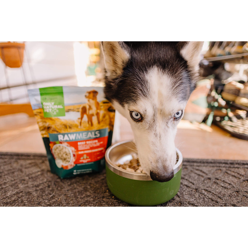 RawMeals Beef Recipe Freeze Dried Dog Food Only Natural Pet