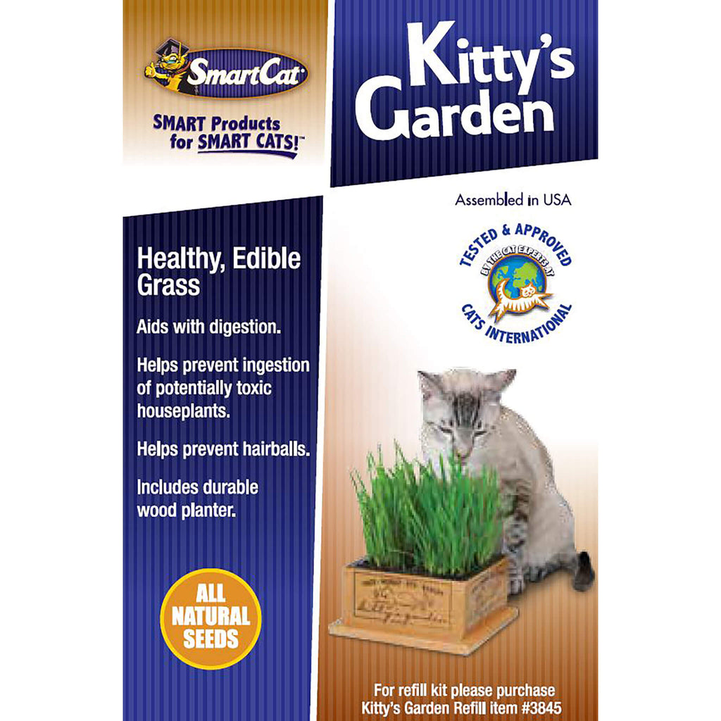 smart garden seeds SmartCat Kitty's Garden & Refill Kit Organic Grass Cat Treat