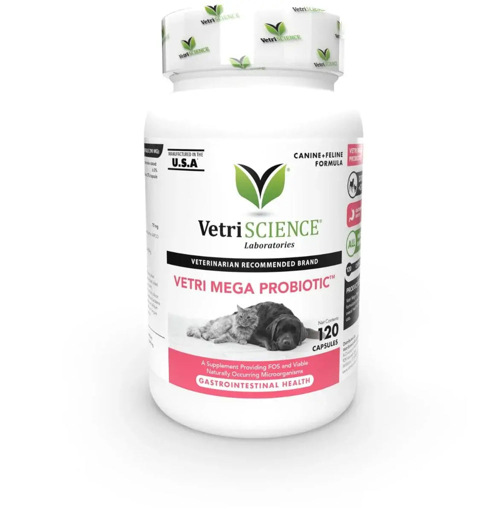 VetriScience Mega Probiotic Dog & Cat Supplement Only Natural Pet