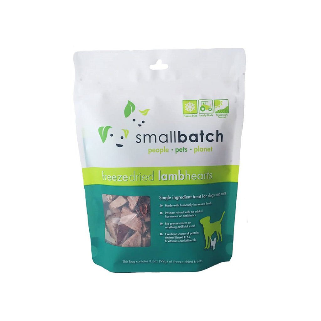 SmallBatch Freeze Dried Heart Treats Only Natural Pet