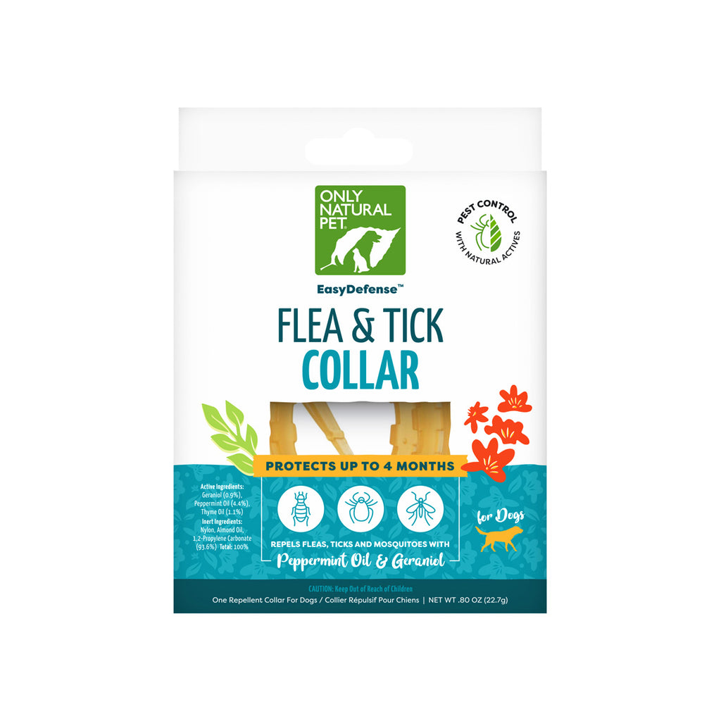 Natural Flea & Tick Collar For Dogs - 6 Month Protection With Essential Oils, Safe For Puppies & Adult Dogs