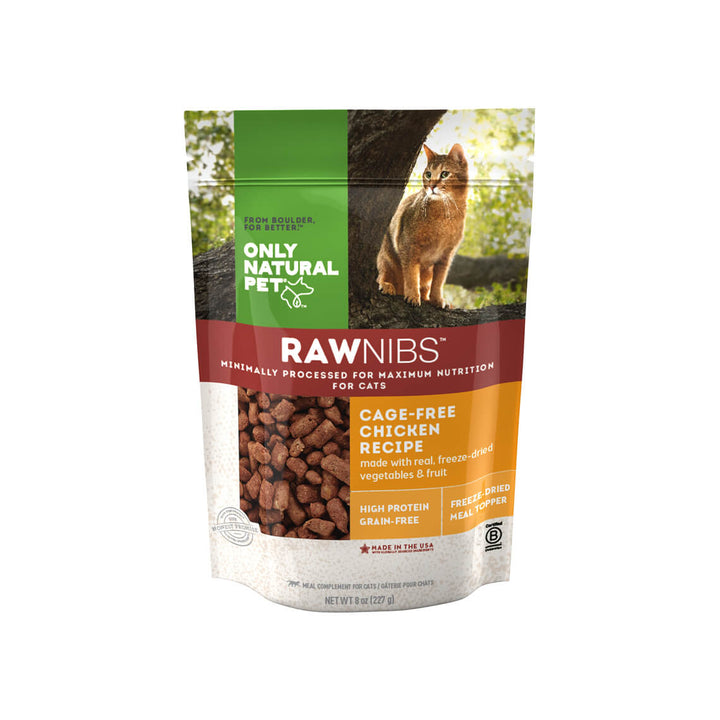Only Natural Pet Rawnibs Cage Free Chicken Recipe for Cats