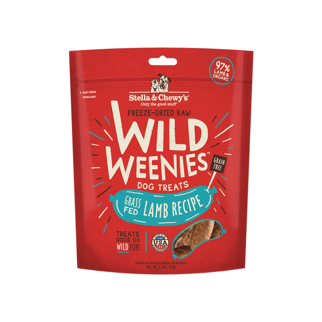 Stella Chewy's Wild Weenies Raw Freeze-Dried Dog Treats Only