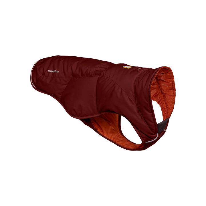 RuffWear Quinzee Jacket Fired Brick for Dogs Side Image