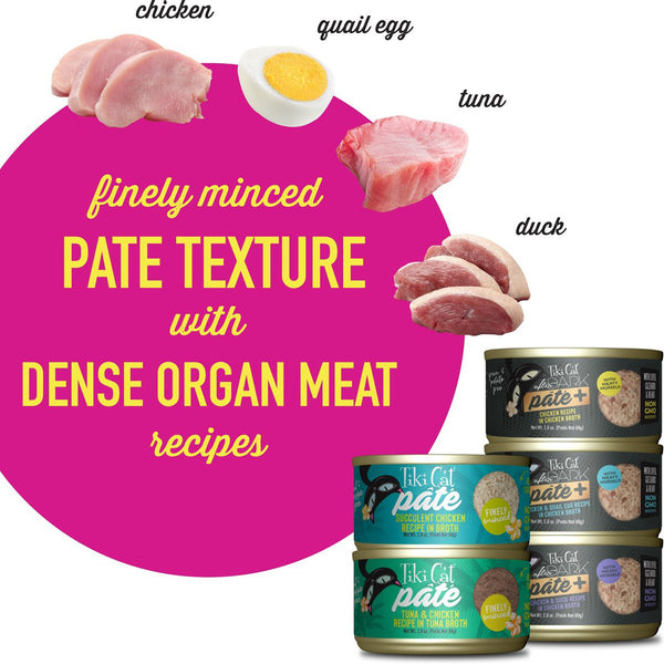 Tiki Cat Chicken Craves Pate Wet Cat Food