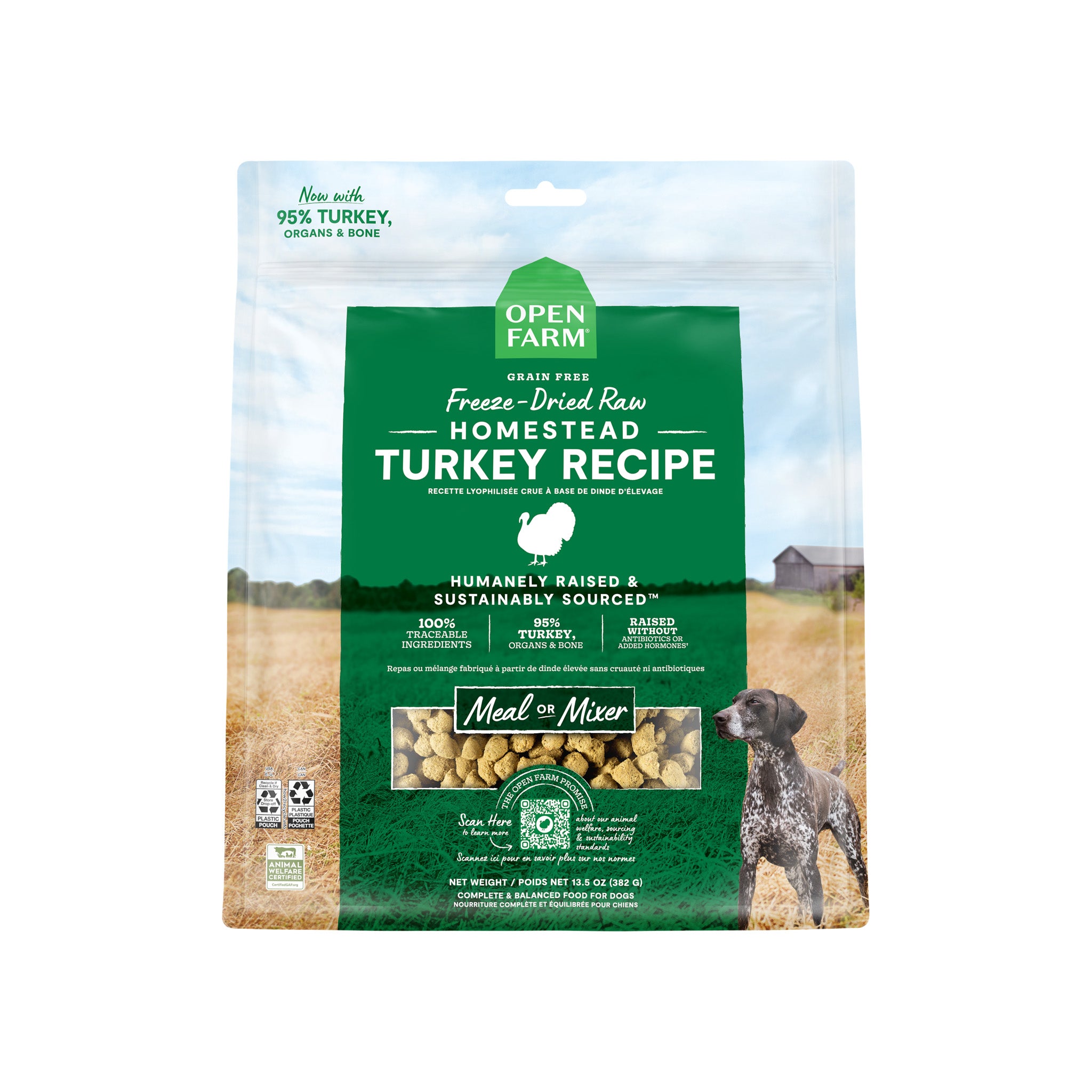 Open Farm Freeze Dried Raw Surf & Turf Dog Food 22oz