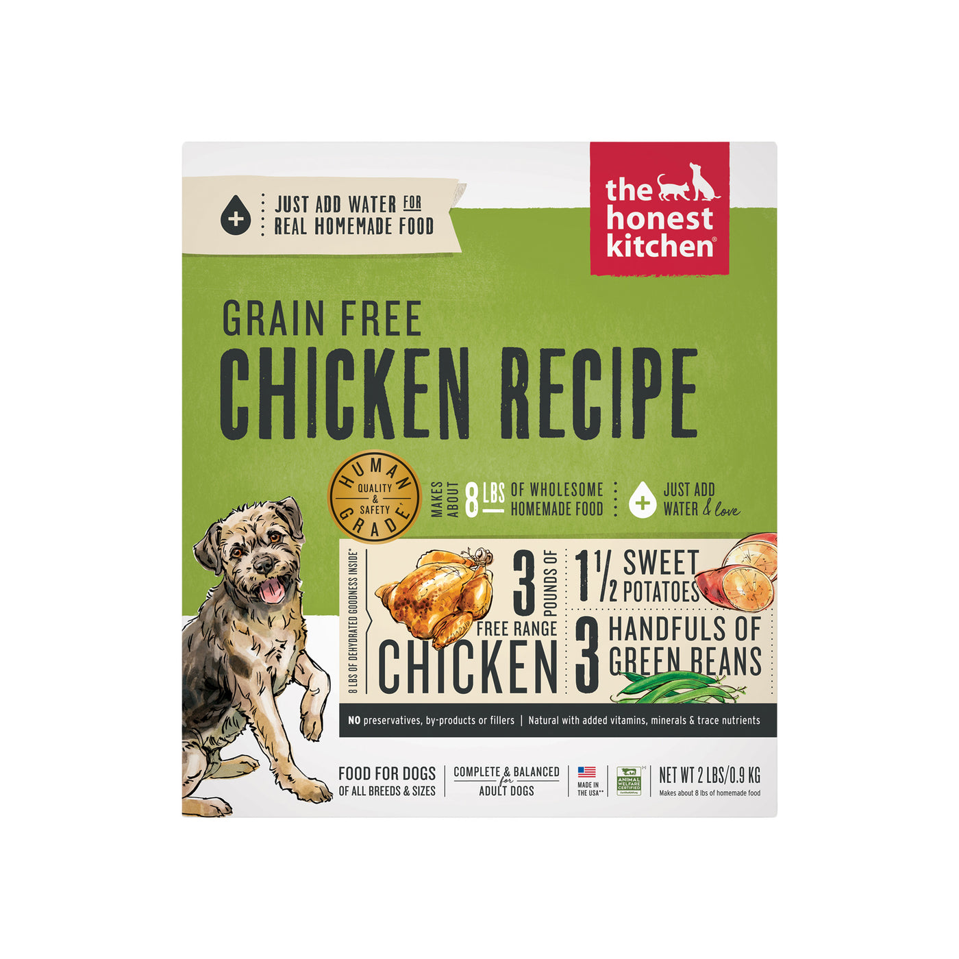 Honest Kitchen Grain Free Chicken Dehydrated Dog Food Only
