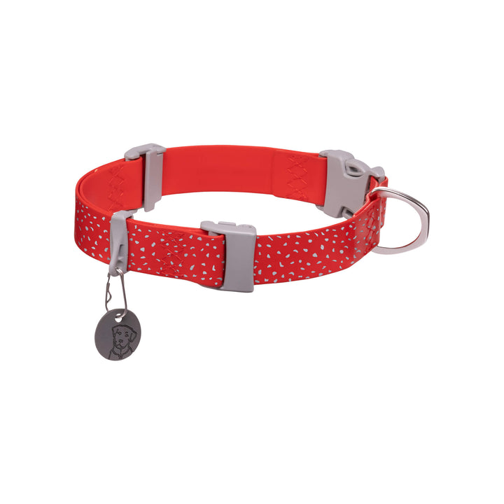 RuffWear Confluence Collar Red Sumac for Dogs Whole Image