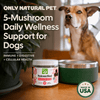 Only Natural Pet Mushroom Blend Immune System Support Supplement for Dogs