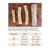 Healthy Pet World Woodies Coffee Wood Chews for Dogs Sizing Guide