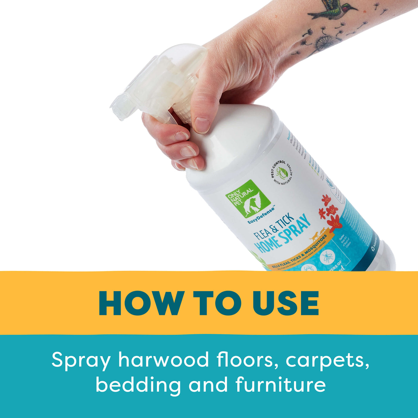 Flea spray for home pets best sale at home