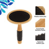 Only Natural Pet Slicker Brush with Bamboo Handle for Dogs
