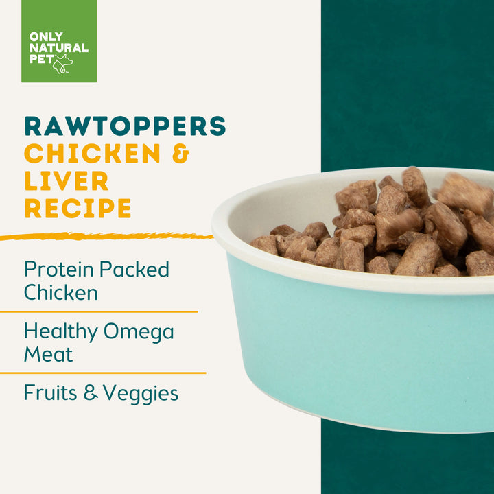RawNibs Chicken & Liver Meal Topper for Dogs & Cats Only Natural Pet