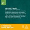 Only Natural Pet Chicken & Liver RawToppers Directions