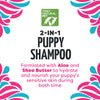 Only Natural Pet 2-in-1 Aloe + Shea Butter Puppy Shampoo highlights