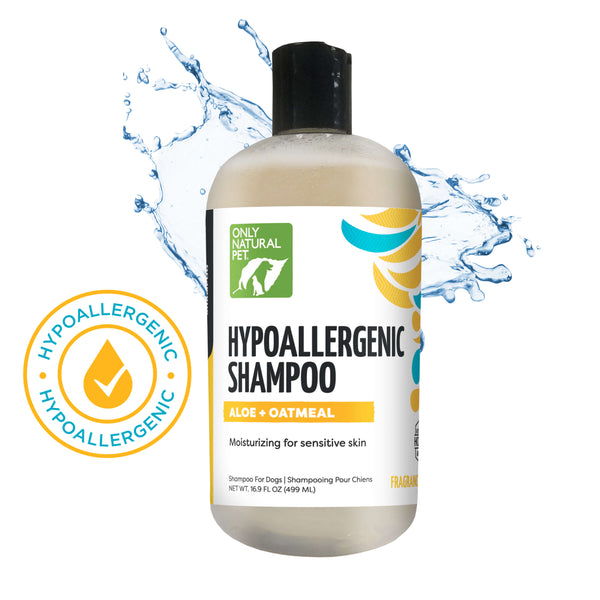 Only Natural Pet Aloe & Oatmeal Hypoallergenic Shampoo for Dogs Bottle