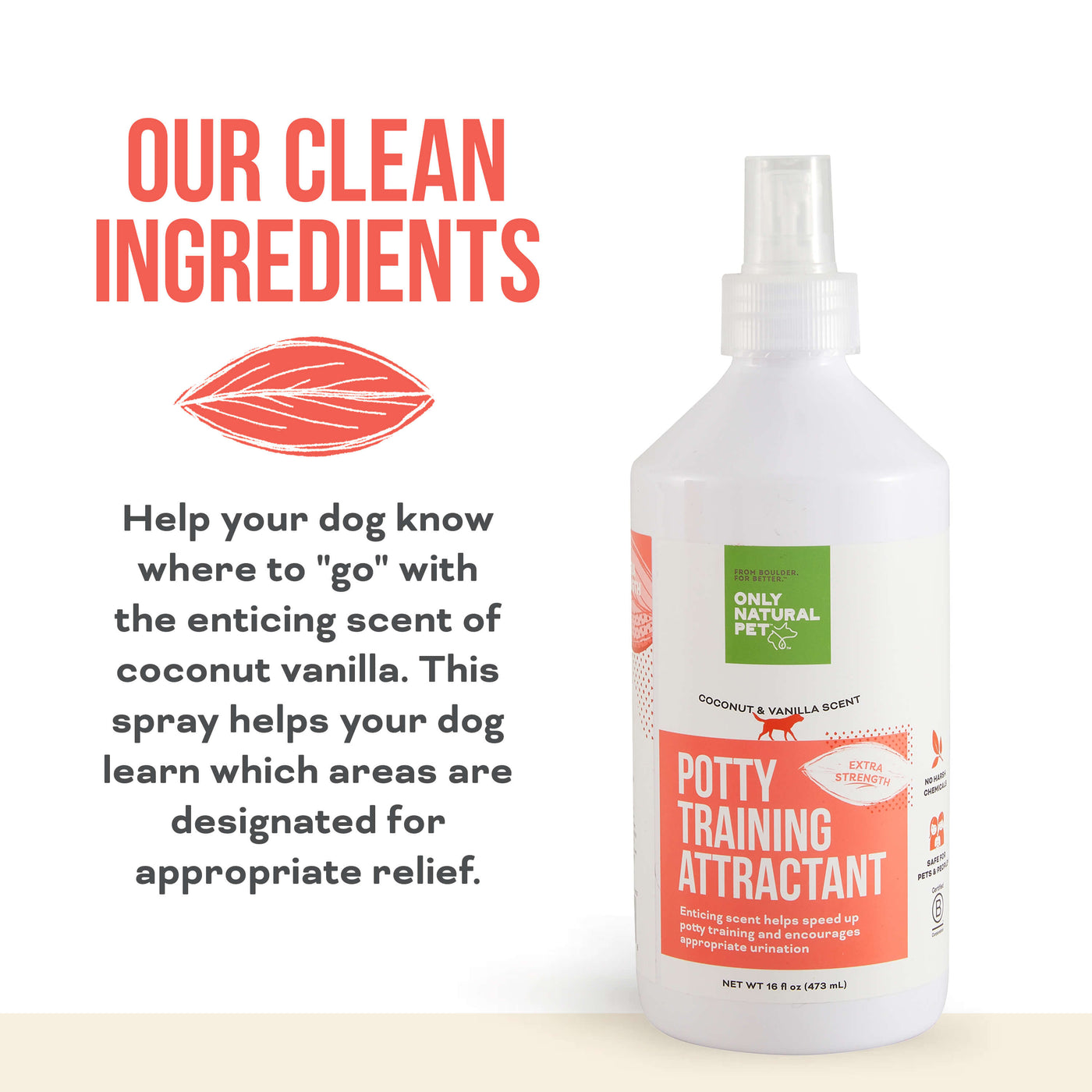 garden potty spray Only Natural Pet Potty Training Attractant