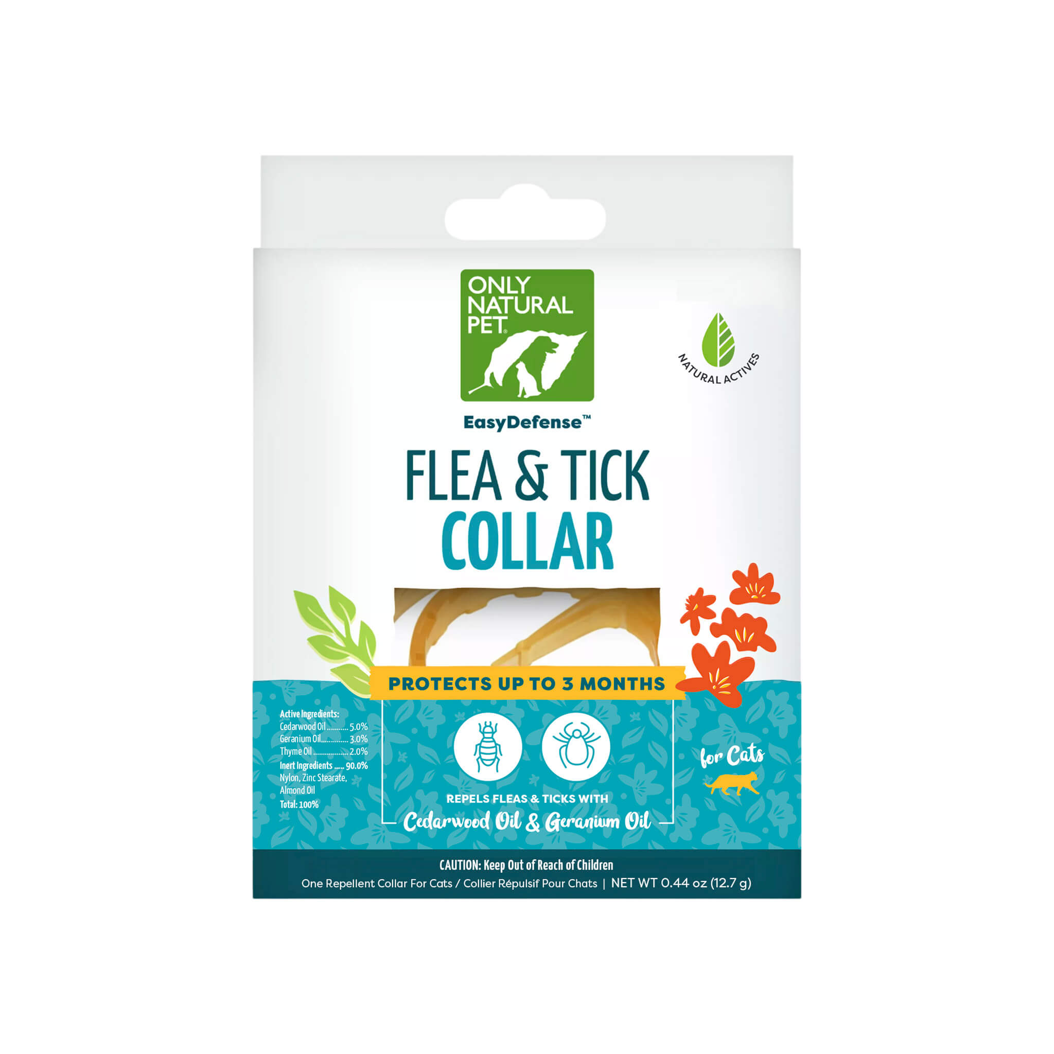 EasyDefense Non-Toxic Flea & Tick Collar for Cats | Only Natural Pet