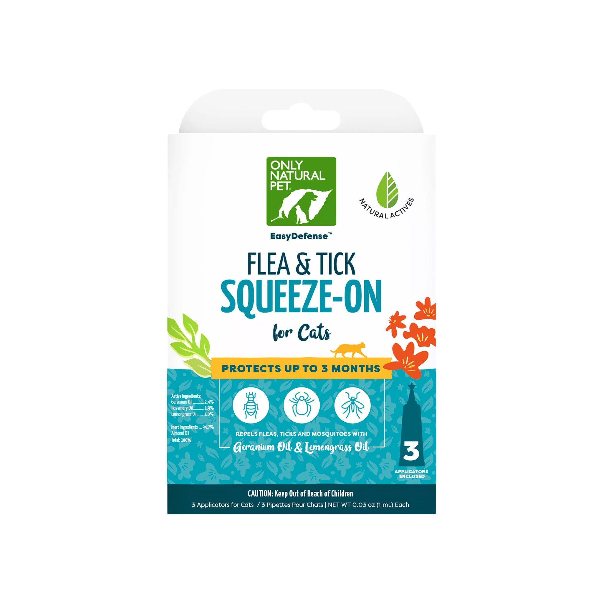 for pets only 専用です。 EasyDefense Herbal Squeeze-On Flea Treatment for Cats | Only