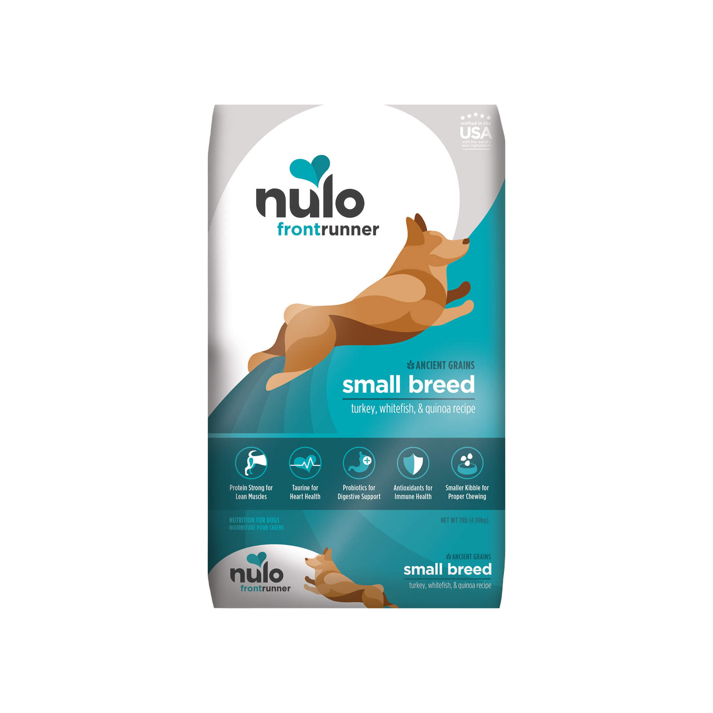 Nulo Frontrunner Small Breed Dry Dog Food Turkey, Whitefish & Quinoa 3lb