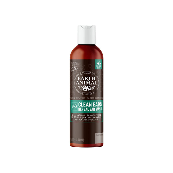 Earth Animal Clean Ears Herbal Ear Wash Front