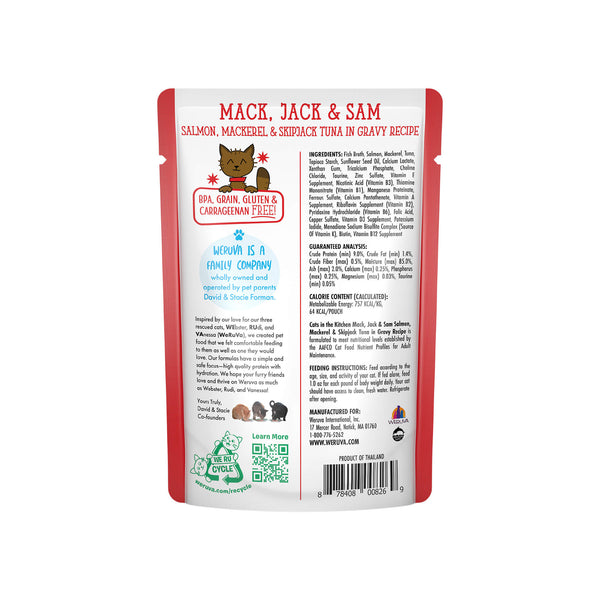 Mack Jack & Sam (Salmon & Mackerel)