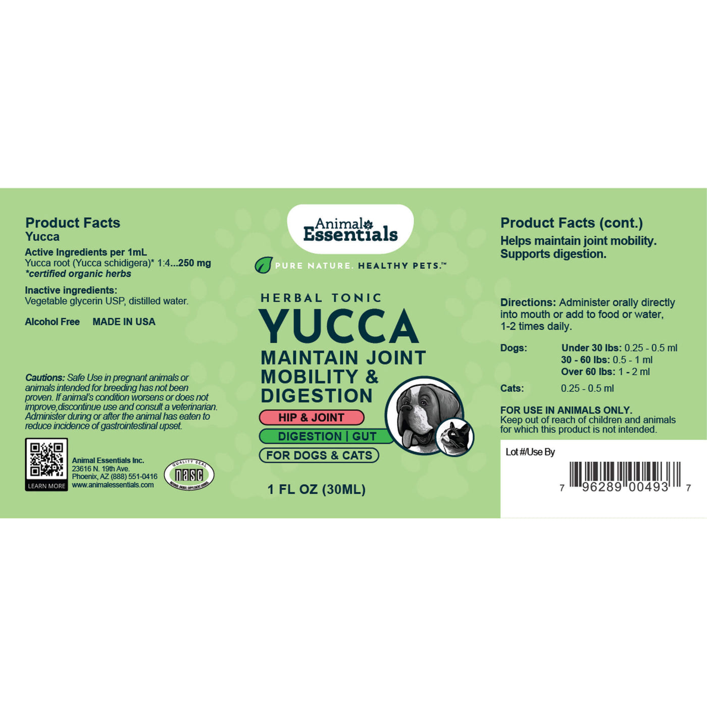 can dogs eat cooked yucca root Animal Essentials Yucca Joint & Digestion Herbal Extract Liquid – Only Natural Pet
