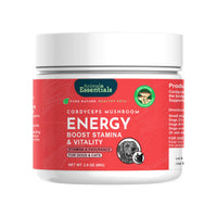 Animal Essentials ENERGY Cordyceps Mushroom Powder for Dogs & Cats Bottle Front