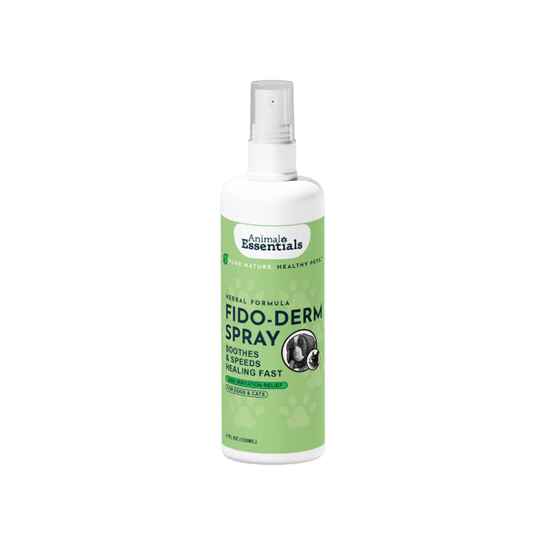 Animal Essentials FidoDerm Herbal Skin Spray for Dogs Bottle Front