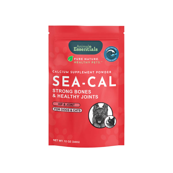 Animal Essentials Sea-Cal Seaweed Calcium Powder Supplement for Dogs & Cats Front