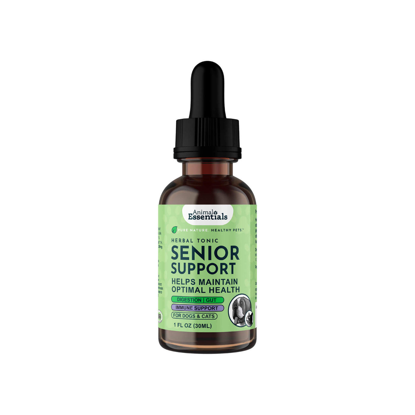 Only Natural Pet Animal Essentials Senior Support Liquid Supplement for Dogs & Cats