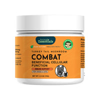 Animal Essentials COMBAT Mushroom Powder for Dogs & Cats Bottle Front